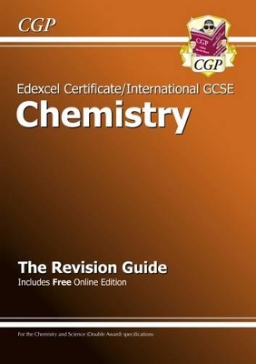 Cover of Edexcel International GCSE Chemistry Revision Guide with Online Edition (A*-G course)