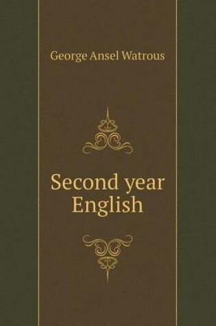 Cover of Second year English