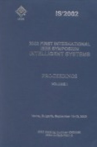 Cover of 2002 Intelligent Systems 1st Int Symp