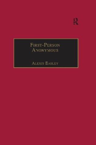 Cover of First-Person Anonymous