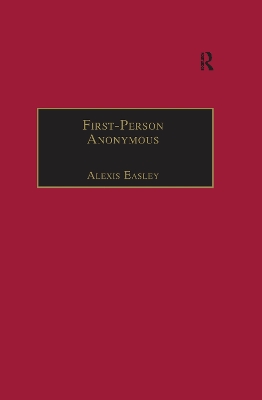 Book cover for First-Person Anonymous