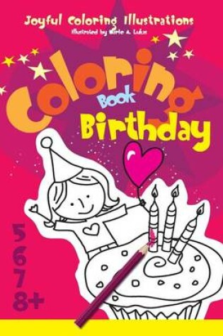 Cover of Coloring Book Birthday