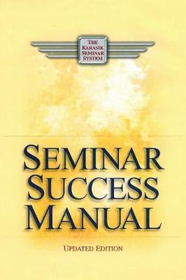 Book cover for Seminar Success Manual