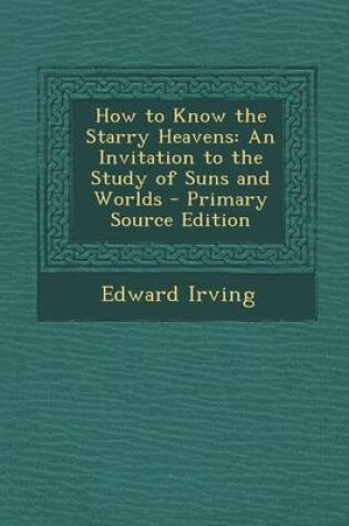 Cover of How to Know the Starry Heavens