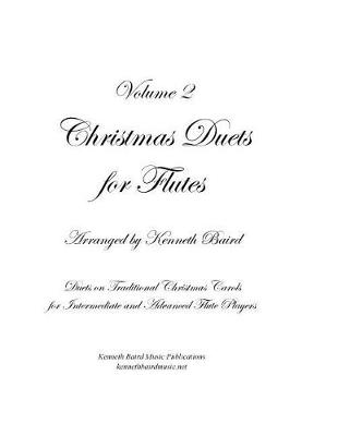 Book cover for Christmas Duets, Volume 2, for Flutes