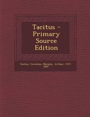 Book cover for Tacitus - Primary Source Edition