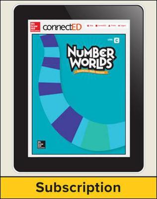 Book cover for Number Worlds Level C, Student Materials Bundle (5 students, 1-year)