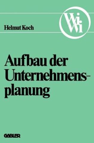 Cover of Aufbau der Unternehmensplanung