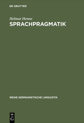 Book cover for Sprachpragmatik
