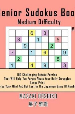 Cover of Senior Sudokus Book Medium Difficulty #13