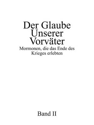 Cover of Der Glaube unserer Vorvater, Band II