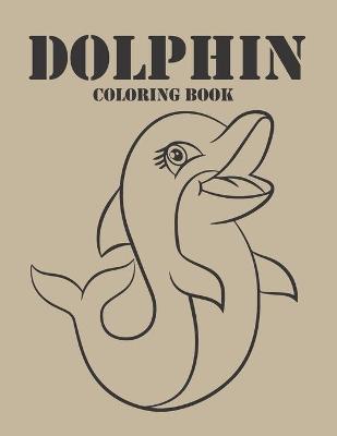 Book cover for Dolphin Coloring Book