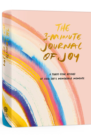 Cover of The 3-Minute Journal of Joy