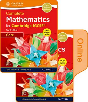 Book cover for Complete Mathematics for Cambridge IGCSE (R) Print & Online Student Book (Core)