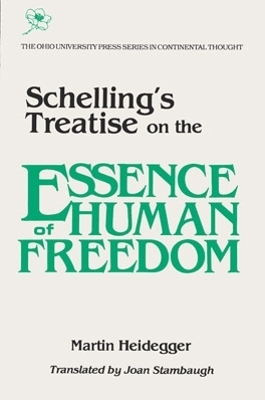 Book cover for Schelling's Treatise on the Essence of Human Freedom