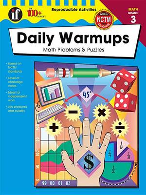 Book cover for Daily Warmups, Grade 3