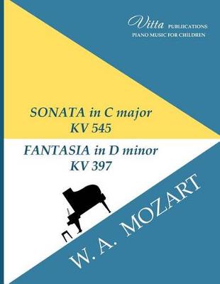 Book cover for Sonata in C major. Fantasia in D minor.