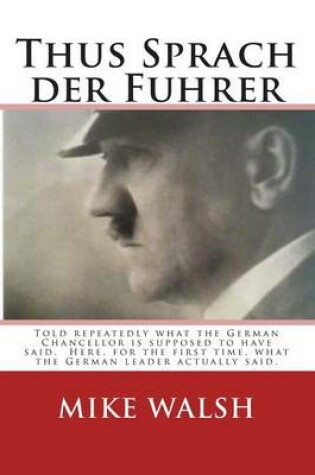 Cover of Thus Sprach Der Fuhrer