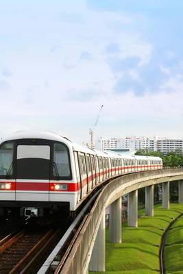 Book cover for Singapore Mrt Mass Rapid Transit Train Travel Journal