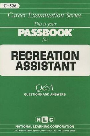 Cover of Recreation Assistant