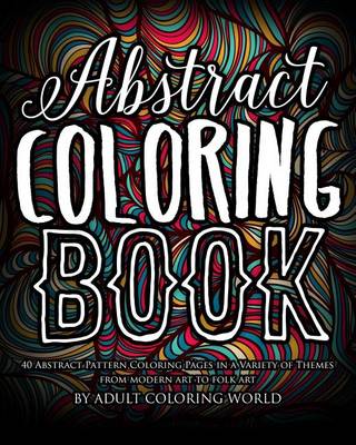 Book cover for Abstract Coloring Book