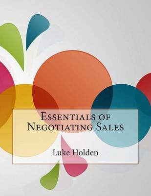 Book cover for Essentials of Negotiating Sales