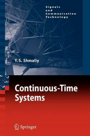 Cover of Continuous-Time Systems