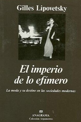 Cover of El Imperio de Lo Efimero