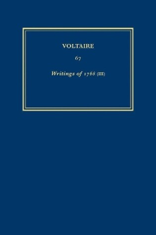 Cover of Complete Works of Voltaire 67