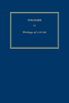 Book cover for Complete Works of Voltaire 67