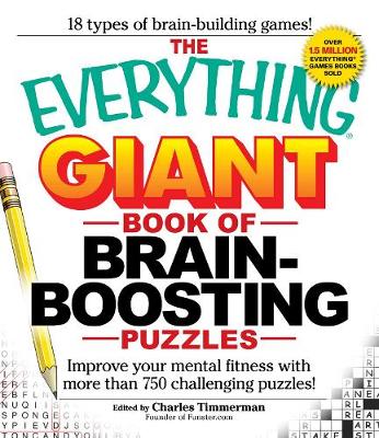 Book cover for The Everything Giant Book of Brain-Boosting Puzzles