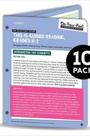 Cover of BUNDLE: Fisher: On-Your-Feet Guide: This is Guided Reading, Grades K-2: 10 Pack