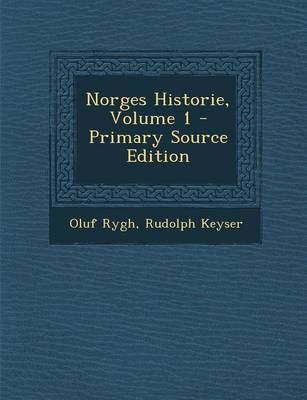 Book cover for Norges Historie, Volume 1