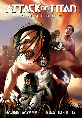 Book cover for Attack on Titan Omnibus 4 (Vol. 10-12)