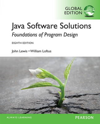 Book cover for Java Software Solutions with MyProgrammingLab Pearson etext: International Edition