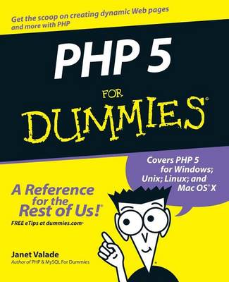 Book cover for PHP 5 for Dummies