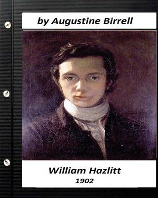 Book cover for William Hazlitt (1902) by Augustine Birrell