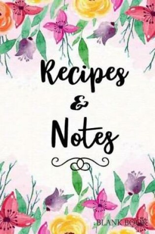 Cover of Blank Book Recipes & Notes