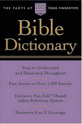 Cover of Pocket Bible Dictionary
