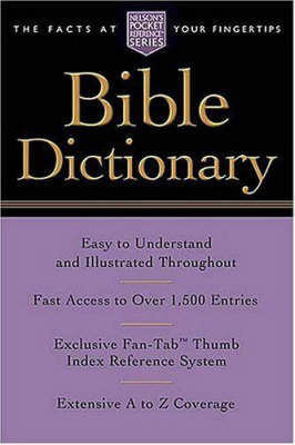 Book cover for Pocket Bible Dictionary