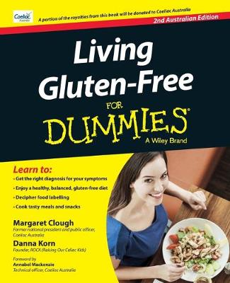 Book cover for Living Gluten-Free For Dummies - Australia