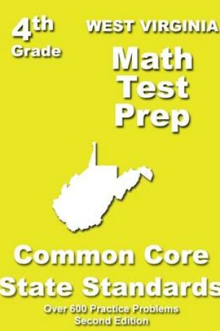 Cover of West Virginia 4th Grade Math Test Prep