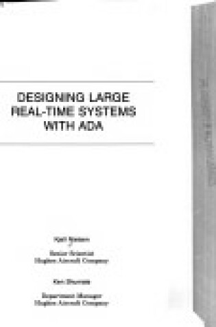 Cover of Developing Large Real Time Systems with ADA