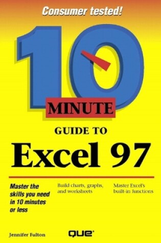 Cover of 10 Minute Guide to Excel 97