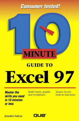 Book cover for 10 Minute Guide to Excel 97