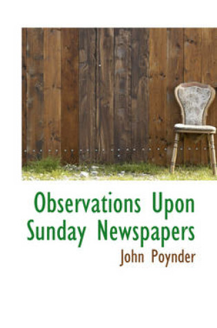 Cover of Observations Upon Sunday Newspapers