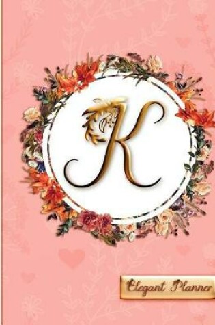 Cover of "k" - Elegant Planner