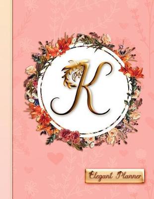 Book cover for "k" - Elegant Planner