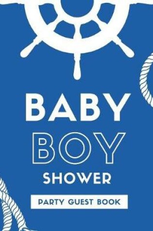 Cover of Baby Boy Shower Party Guest Book