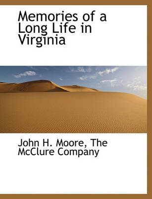 Book cover for Memories of a Long Life in Virginia